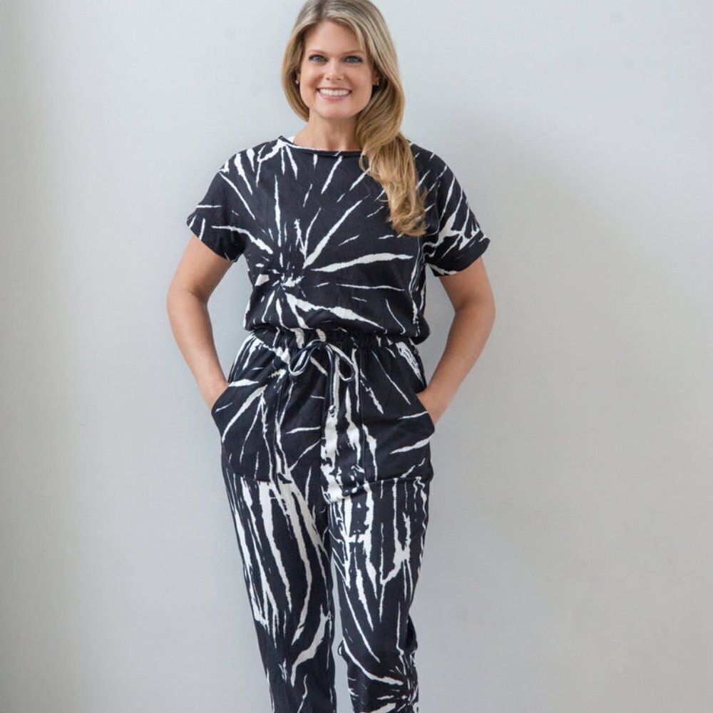Reward Yourself Tie Dye Pocketed Jumpsuit